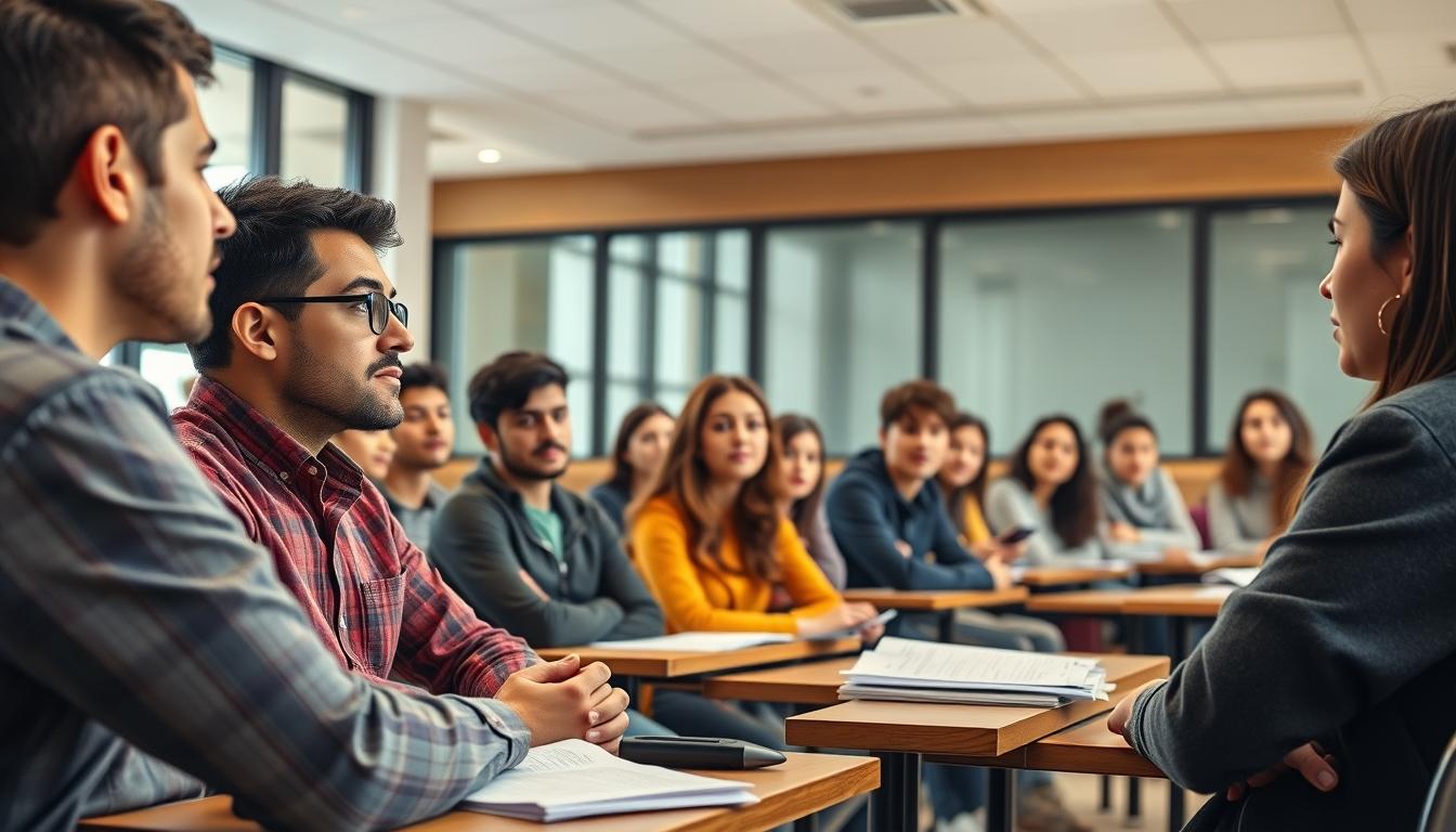 Student developing practical and academic skills